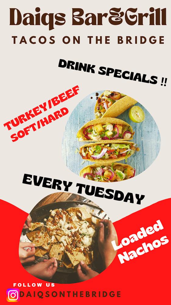 Daiqs Bar & Grill Menu image 1